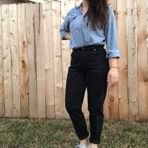 Levi's 551 Vintage Black High Rise Jeans